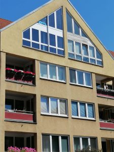 Fensteraustausch mit Kran